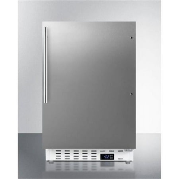 Summit Alfz36csshv 21 Wide 2.68 Cu. Ft. Built-In / Free Standing Upright Compact Freezer