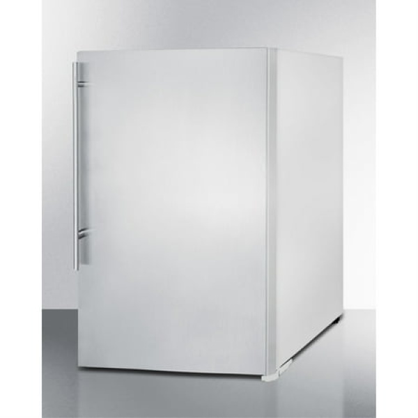 Summit Fs605vh 22 Wide 5.04 Cu. Ft. Compact Freezer - Stainless Steel