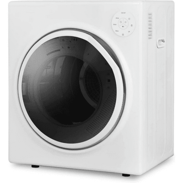 TABU 13LBS Portable Dryer for Clothes 3.2 Cu ft Electric Dryer Stainless Steel Front Load White