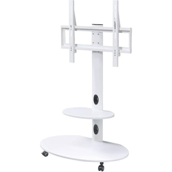 Venus Mobile TV Stand ST17177 for Television up to 75 31.5 W x 19 D x 45 - 48 Adjustable H White