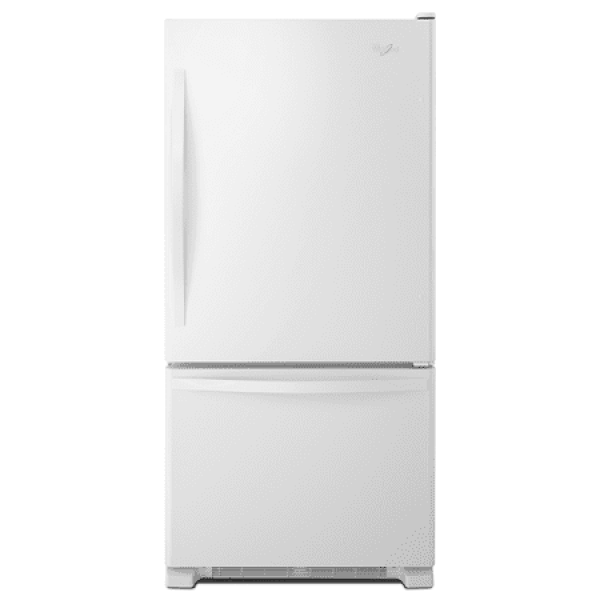 Whirlpool WRB322DMBW 22 Cu. Ft. Freestanding Bottom Freezer Refrigerator