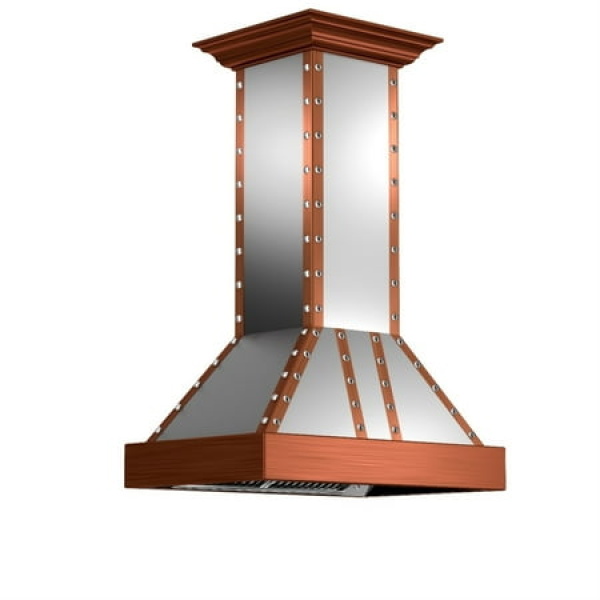 ZLINE 36 in. Designer Series Copper Island Range Hood (655i-SCCCS-36)